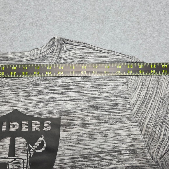 Nike Las Vegas Raiders NFL Dri-FIT Athletic Cut T-Shirt Men's XXL Heathered Gray - Picture 11 of 14